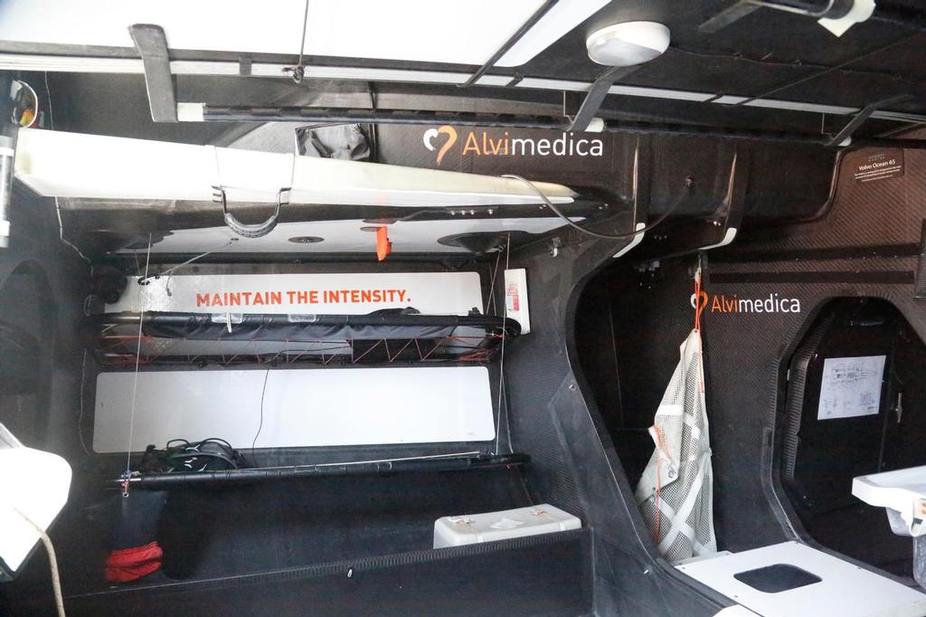 Pipe berths - Team Alvimedica - Practice Race, Lisbon © Eugenia Bakunova http://www.mainsail.ru